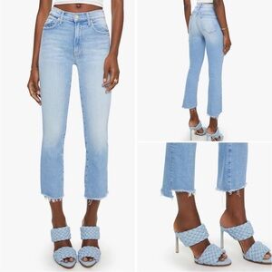 Mother The Insider Crop Step Fray in Limited Edition